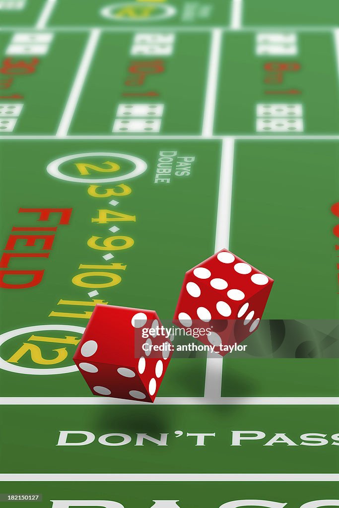 クラップスのテーブル