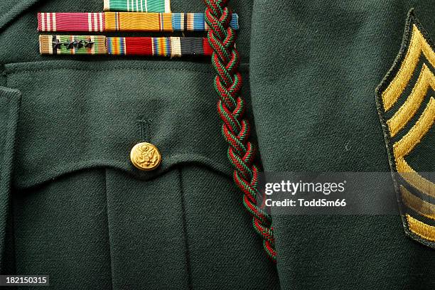 master sergente uniforme - uniforme militare foto e immagini stock