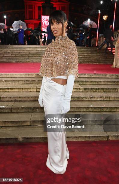 Rochelle Humes attends The Fashion Awards 2023 presented by Pandora at The Royal Albert Hall on December 4, 2023 in London, England.