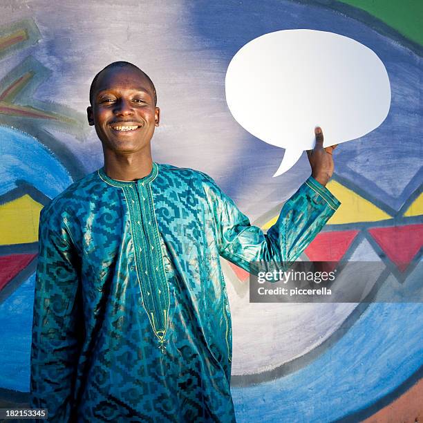 portrait of an african man - senegal man stock pictures, royalty-free photos & images