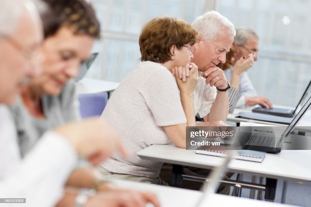 Computer workshop for seniors