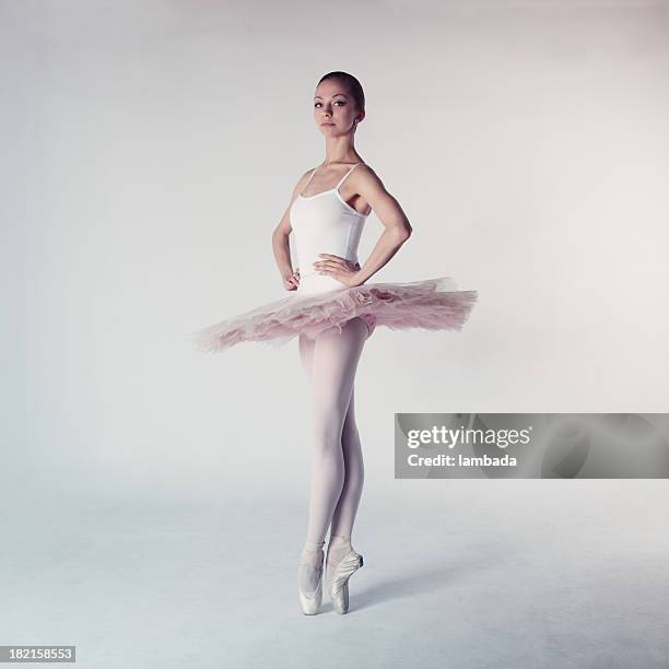 ballet dancer in tutu - ballerina studio bildbanksfoton och bilder