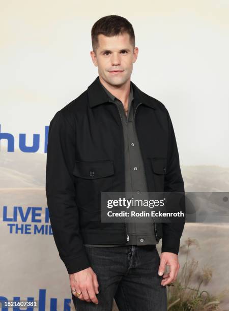 Charlie Carver attends the Los Angeles premiere of Hulu's new LGBTQ+ documentary "We Live Here: The Midwest" at Directors Guild of America on...