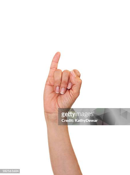 letter i in american sign language - american sign language stock pictures, royalty-free photos & images