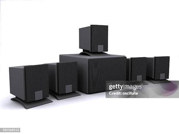 5.1 surround sound - oscillare stock pictures, royalty-free photos & images