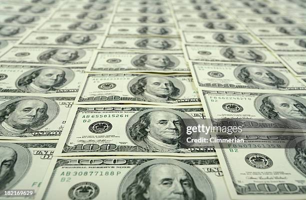 $100 bills background - amerikanska sedlar bildbanksfoton och bilder