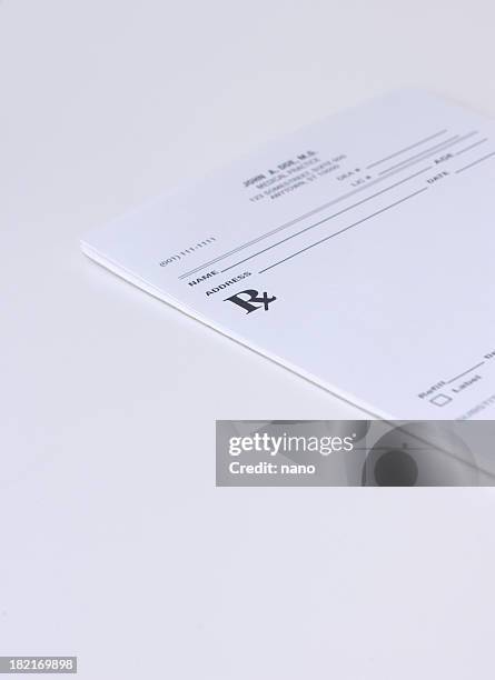 Rx 110 Prescripto 110 Prescription Rx Pad Stock Photos, High-Res Pictures, and Images ...