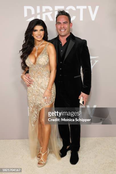 Teresa Giudice and Louie Ruelas attend 2023 Variety's Women Of Reality TV at Spago on November 29, 2023 in Beverly Hills, California.