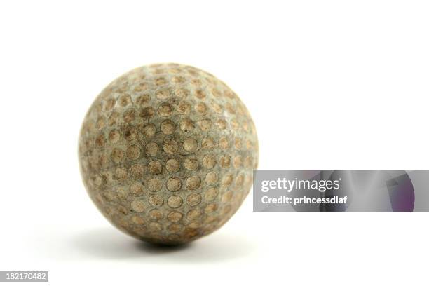 old golf ball - golfboll bildbanksfoton och bilder
