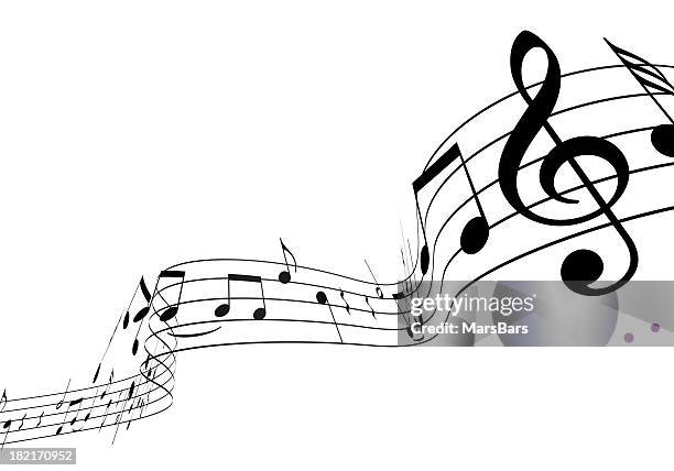 3d music notes - music note 3d stock pictures, royalty-free photos & images