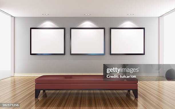 art gallery - gallery space empty stock pictures, royalty-free photos & images