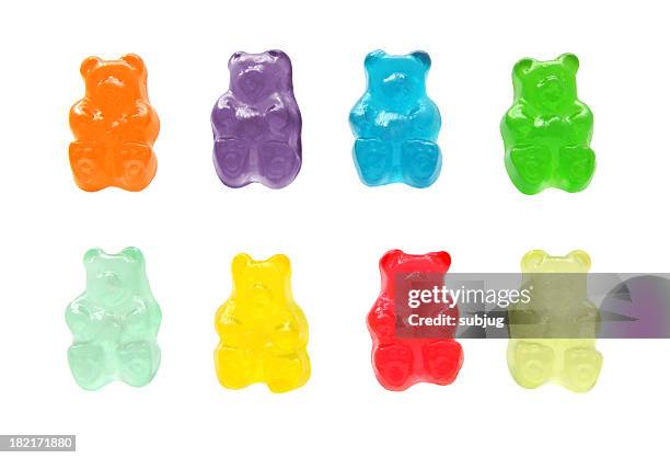gummy bears - bonbon stock-fotos und bilder