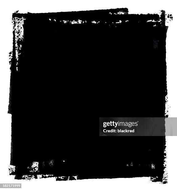 square grunge background - black square stock pictures, royalty-free photos & images