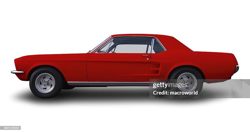 Classic Car Isolated