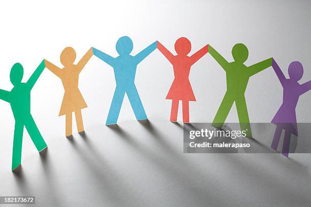 together - human chain stock pictures, royalty-free photos & images