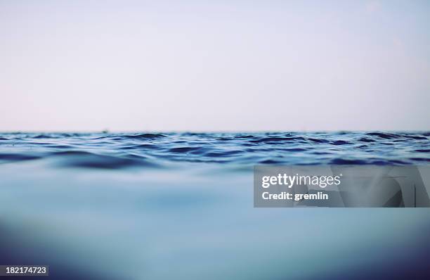 sea - ocean surface level stock pictures, royalty-free photos & images