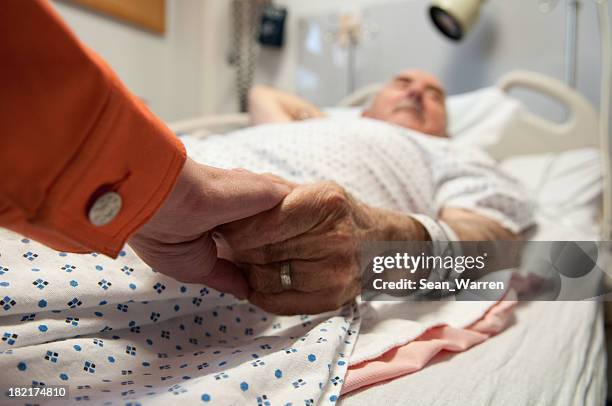 senior citizen - hospital sick - dying stock pictures, royalty-free photos & images