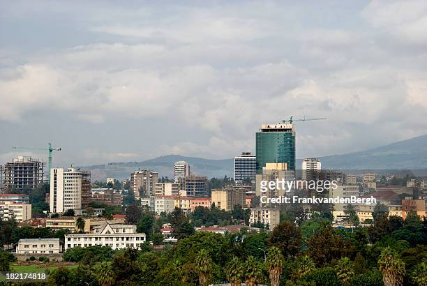 addis ababa skyline - ethiopia bildbanksfoton och bilder