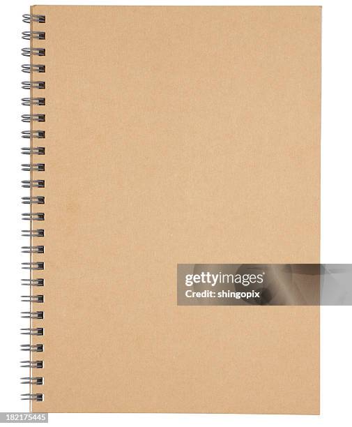 closed notebook - spiral binding stock pictures, royalty-free photos & images