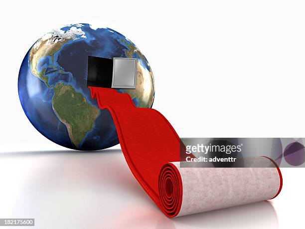 tappeto rosso che conduce al mondo - against the ropes world premiere foto e immagini stock