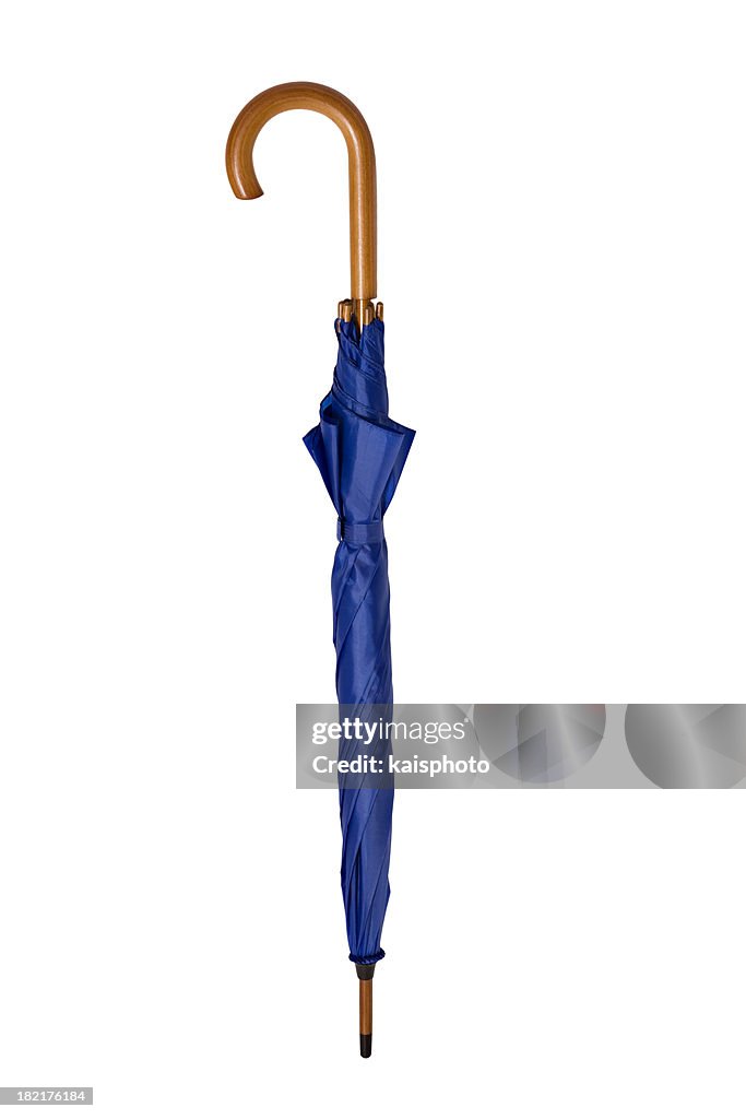 Blue Regenschirm