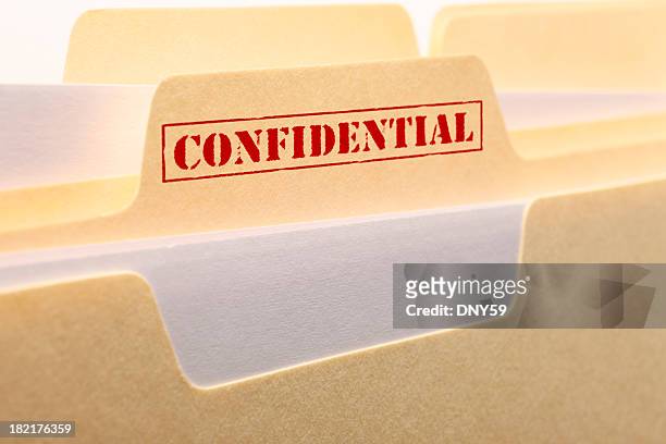 informação confidencial ficheiro - secret imagens e fotografias de stock
