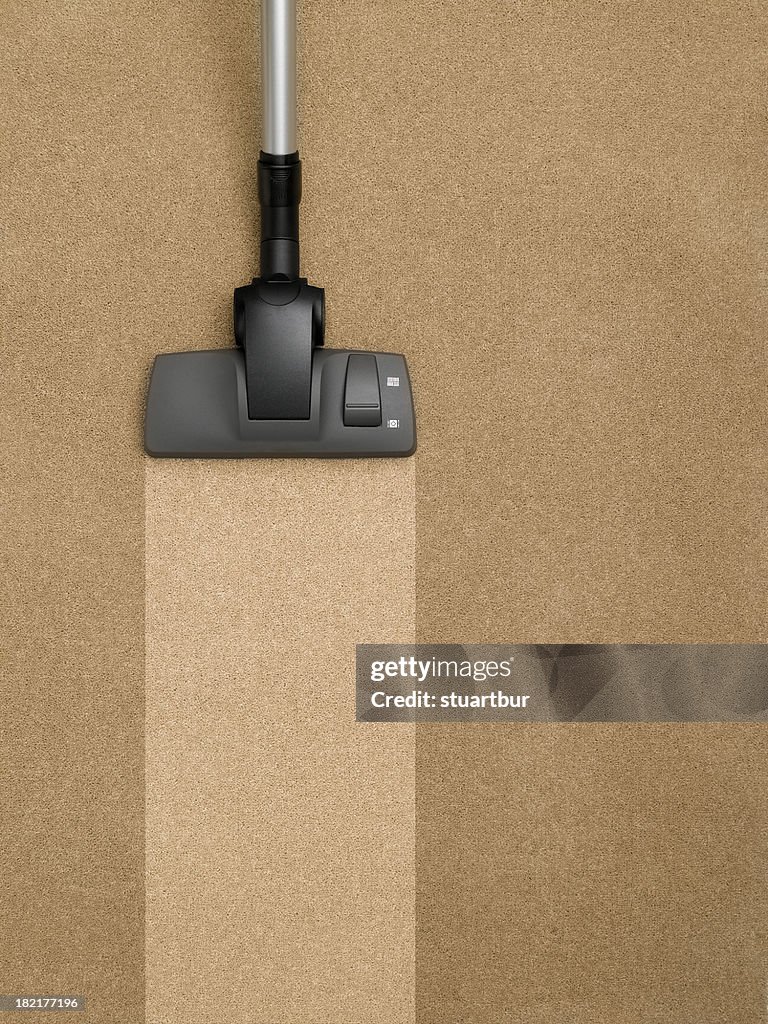 Vacuum cleaner with stripe