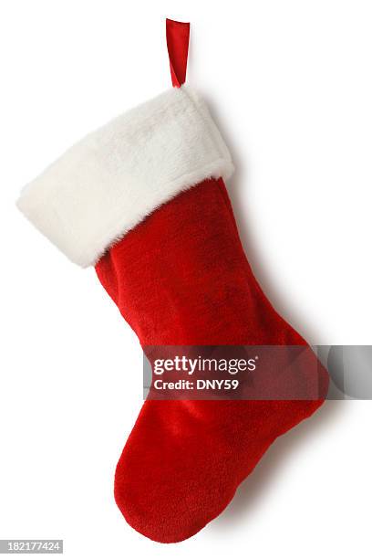 christmas stocking - stockings photos stock pictures, royalty-free photos & images