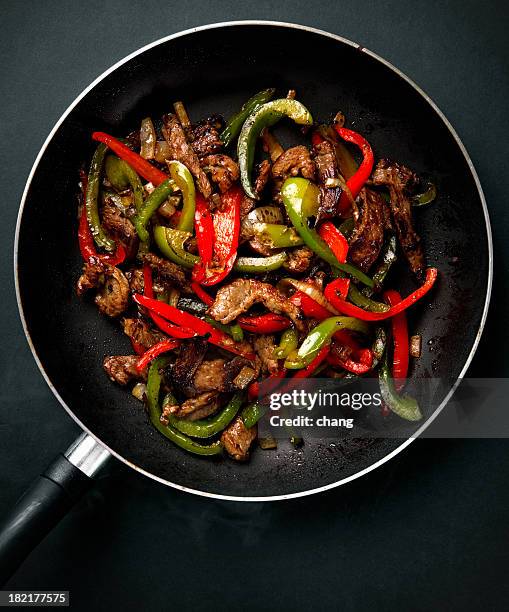 beef or carnitas - fajitas stock pictures, royalty-free photos & images