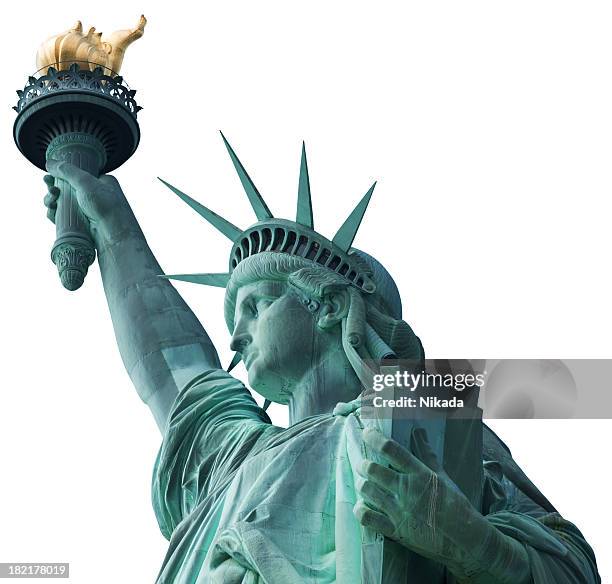 statue of liberty in new york - statue of liberty stock pictures, royalty-free photos & images