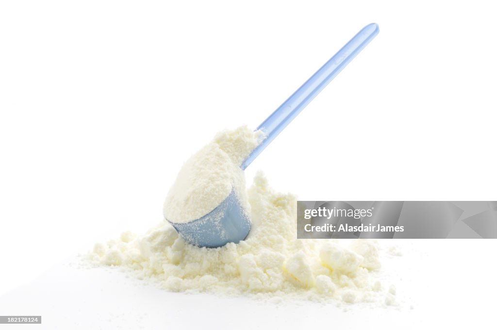 Milk Formula Pile and Scoop