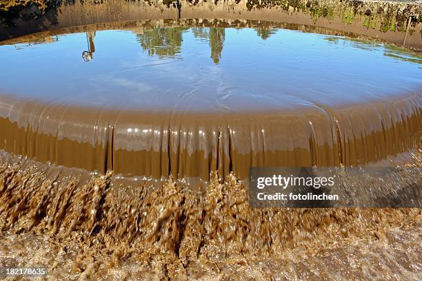 sewage water treatment - sewage treatment plant stock pictures, royalty-free photos & images