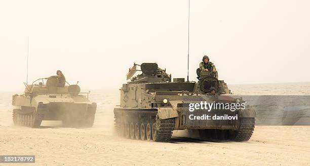 tanks convoy - russian military stock pictures, royalty-free photos & images