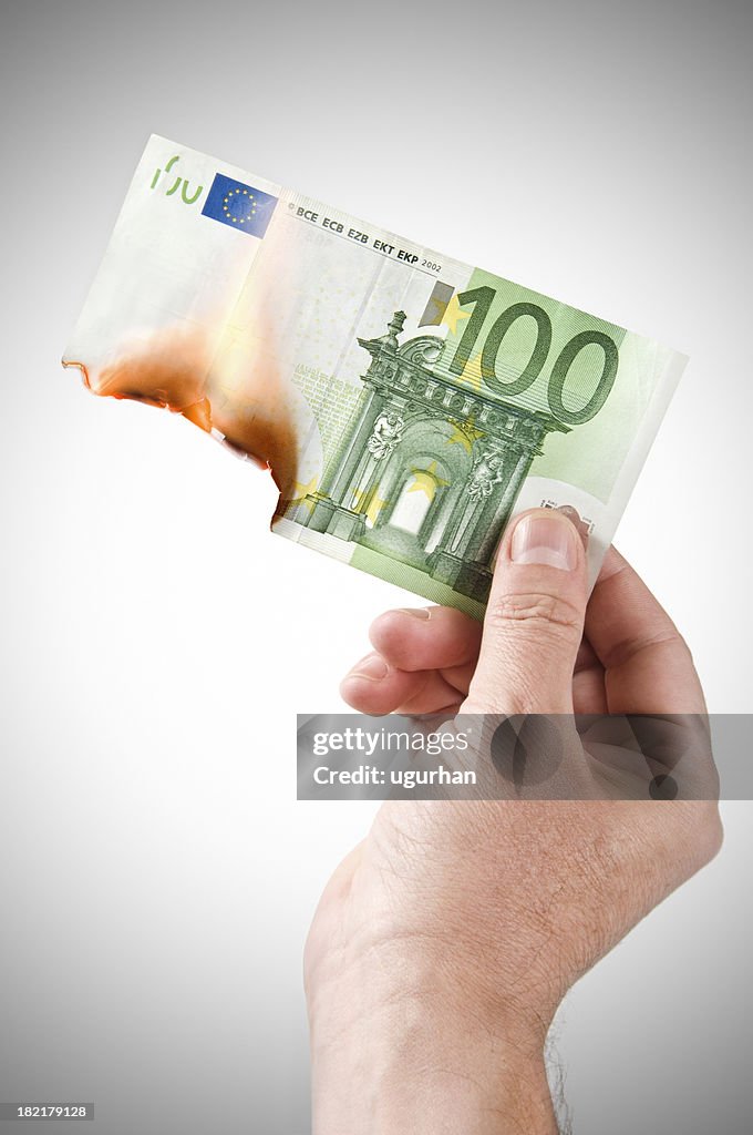 Burning money