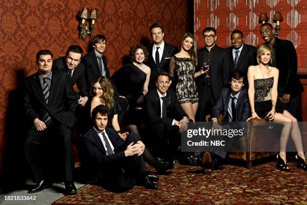 Pictured: Bobby Moynihan, Taran Killam, Paul Brittain, Abby Elliott, Andy Samberg, Vanessa Bayer, Jason Sudeikis, Nasim Pedrad, Fred Armisen, Bill...