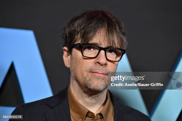 Rivers Cuomo attends the Los Angeles Premiere of Netflix's "Family Switch" at AMC The Grove 14 on November 29, 2023 in Los Angeles, California.