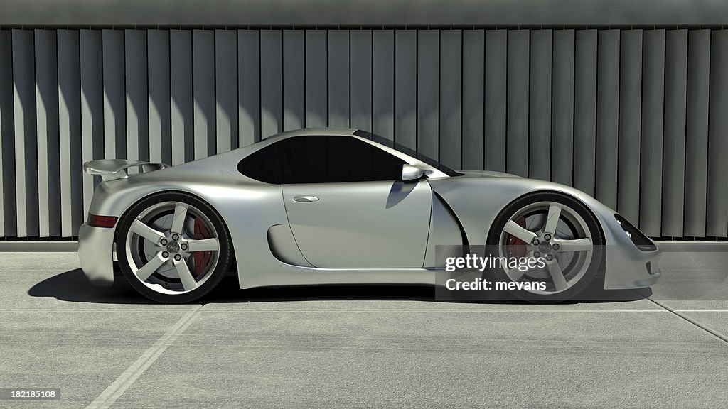 Chroma Racing Car Chrome Sports Car High-Res Stock Photo - Getty Images