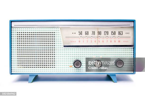 old transistor radio - antique radio stock pictures, royalty-free photos & images