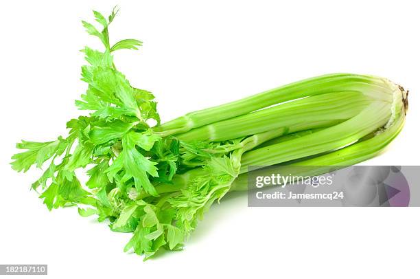 celery - bleekselderij stockfoto's en -beelden