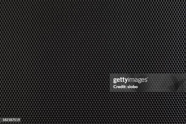 metal grille over speakers - metal music stockfoto's en -beelden