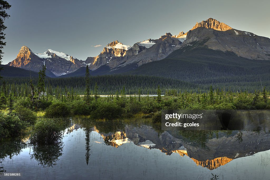 Canadian Mountain Pond at Sunrise