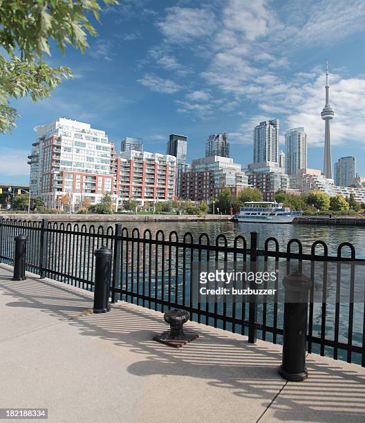 beautiful toronto city lakeshore - day toronto stock pictures, royalty-free photos & images