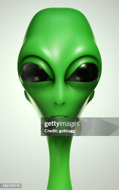 außerirdischer - alien portrait stock-fotos und bilder