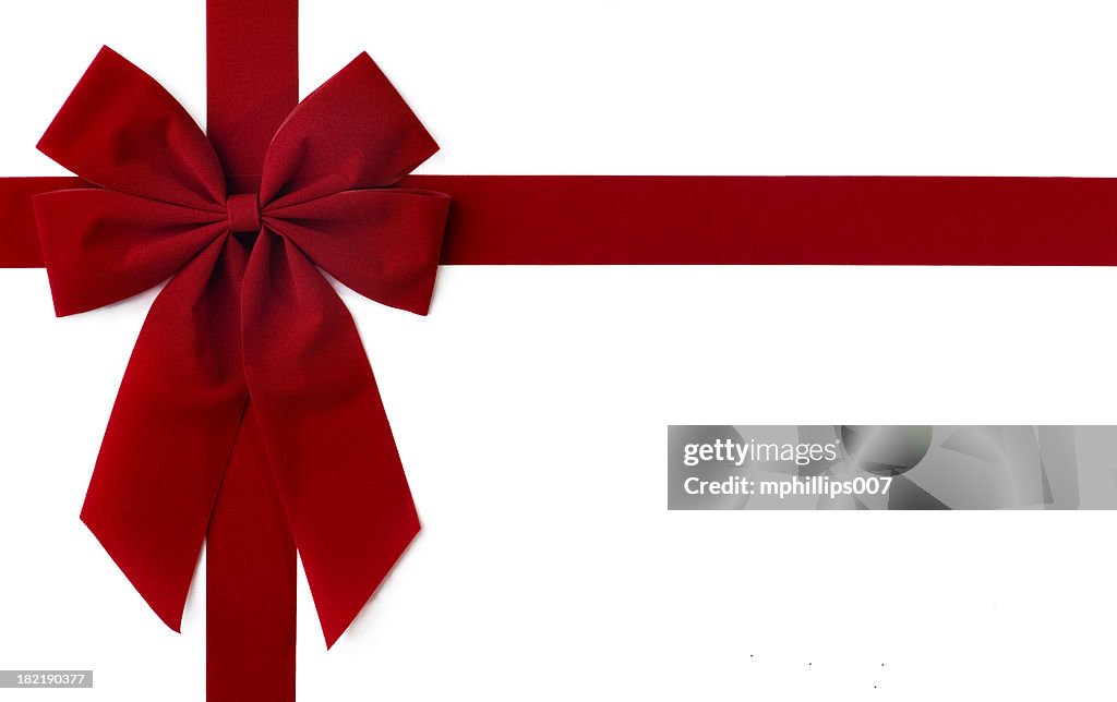 Red bow gift