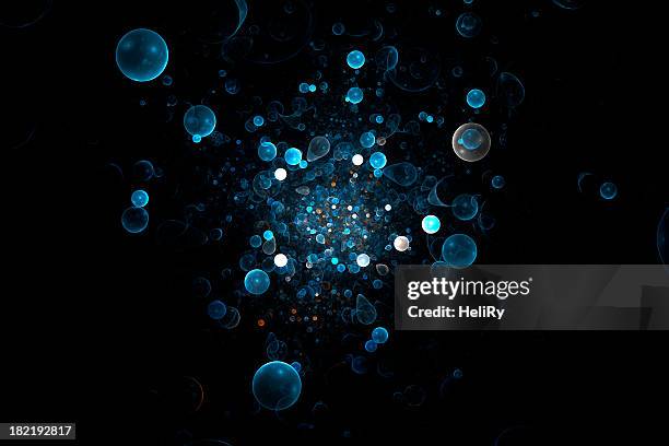 blue circles in different sizes - psykedelisk bildbanksfoton och bilder