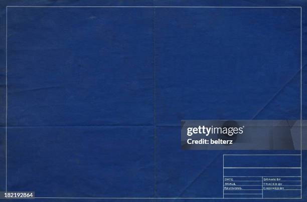 blank schematic - blueprint stockfoto's en -beelden