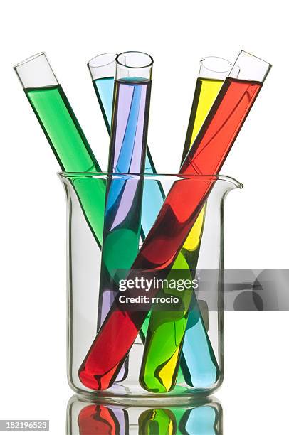 test tubes with various colors - chemistry set stock pictures, royalty-free photos & images