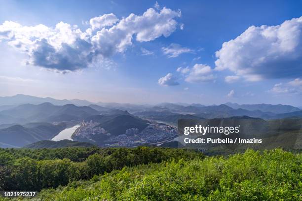 yangbaeksan mountain observatory - purbella - fotografias e filmes do acervo
