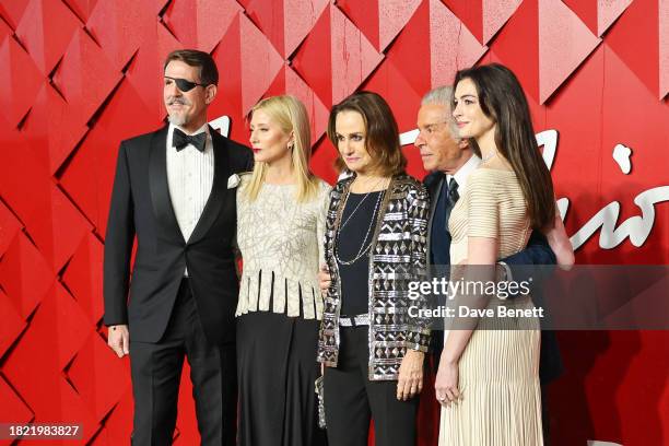 Pavlos, Crown Prince of Greece, Marie-Chantal, Crown Princess of Greece, Georgina Brandolini d'Adda, Giancarlo Giammetti and Anne Hathaway attend The...