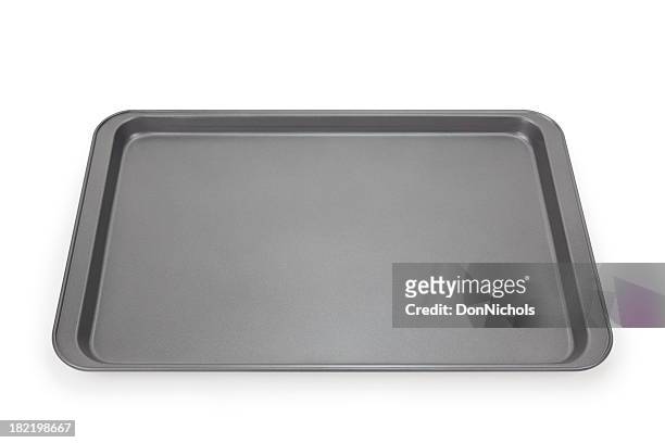 backblech - tablett oder küchenblech stock-fotos und bilder